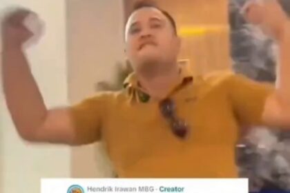 Viral pemilik SPPG joget pamer cuan dari MBG. Foto: Medsos