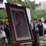 Pemakaman Try Sutrisno di Taman Makam Pahlawan (TMP) Kalibata, Jakarta Selatan, Senin (2/3/2026). Foto: Tim Media Presiden