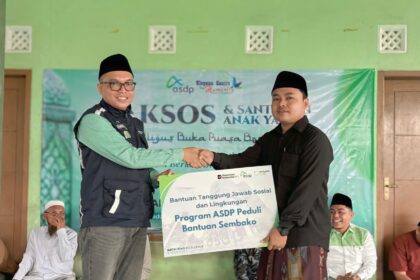 PT ASDP Indonesia Ferry (Persero) kembali hadir di tengah masyarakat melalui kegiatan bakti sosial dan santunan bagi anak-anak yatim pada Sabtu (7/3) pukul 15.00 WIB di Kantor Klepean Centre for Humanity. (dok.ASDP).