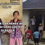Pasangan lansia di Desa Orahua, Nias didatangi petugas hingga meteran listrik di rumahnya dicabut. Foto: Tangkapan layar TikTok @beritabatam