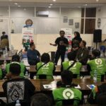 SERU: Kegiatan Curcol Kantor Cabang BPJS Ketenagakerjaan Kebayoran Baru bersama mitra Gojek, di Jakarta Selatan. Foto: BPJS Ketenagakerjaan