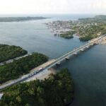 Jembatan Leta Oar Ralan adalah infrastruktur penghubung strategis sepanjang 322,80 meter yang menghubungkan Pulau Yamdena dan Pulau Larat di Kabupaten Kepulauan Tanimbar (sebelumnya Maluku Tenggara Barat), Provinsi Maluku. Foto: Ist