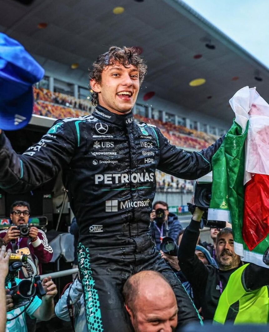 Pembalap Mercedes, Kimi Antonelli Rajai GP Jepang