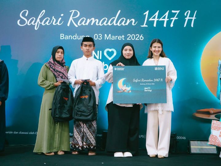 BNI menggelar program Safari Ramadan 2026 di lebih dari 10 kota di Indonesia sebagai bagian dari kegiatan sosial tahunan perseroan selama bulan suci. Foto: Dok BNI