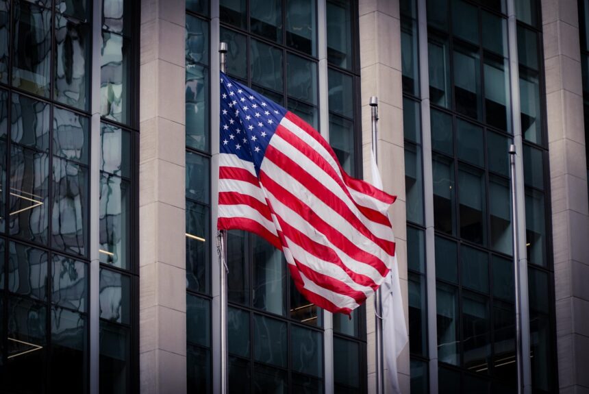 Ilustrasi bendera Amerika Serikat. Foto: Pixabay