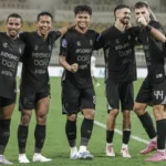 Selebrasi skuad Persita usai menang 4-1 dari Madura United. Foto : Ist