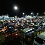 Suasana Pelabuhan Merak pada Senin (23/3/2026) malam. Foto : Ist