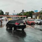 Polisi berlakukan one way di jalur Puncak Bogor. Foto: dok. Korlantas Polri