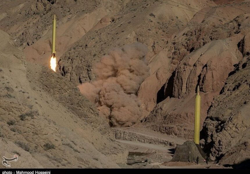 rudal iran serang israel