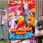 Abia Fildzah Amryna, siswi kelas VI SD Negeri 21 Kota Lubuklinggau berhasil menembus penerbit nasional melalui naskah karyanya yang berjudul Aku Ingin ke Jepang. Foto: Ist