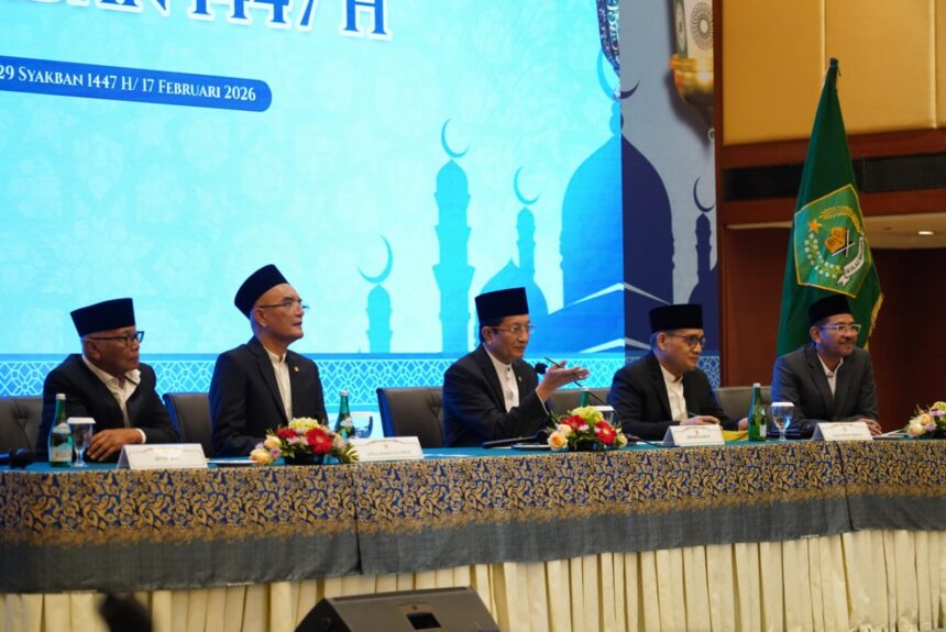 Sidang Isbat penetapan 1 Ramadan 1447 Hijriah. Foto: Kemenag