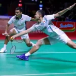 Ganda putra Indonesia Fajar/Fikri sukses melaju ke 16 All England Open 2026. Foto : Ist