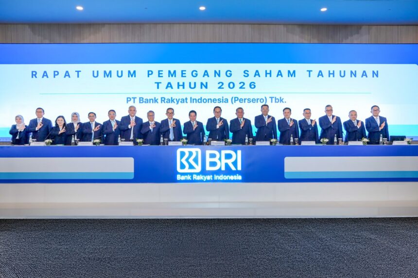 Rapat Umum Pemegang Saham Tahunan (RUPST) Tahun 2026 yang digelar pada Jumat (10/4/2026) di Menara BRILiaN Jakarta. Foto: Dok BRI
