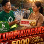 Pemkot Semarang menghadirkan inovasi kreatif yang menggabungkan kepedulian lingkungan dengan pelestarian kuliner khas daerah melalui program "Tukar Botol Dapat Lumpia". Foto: Pemkot Semarang