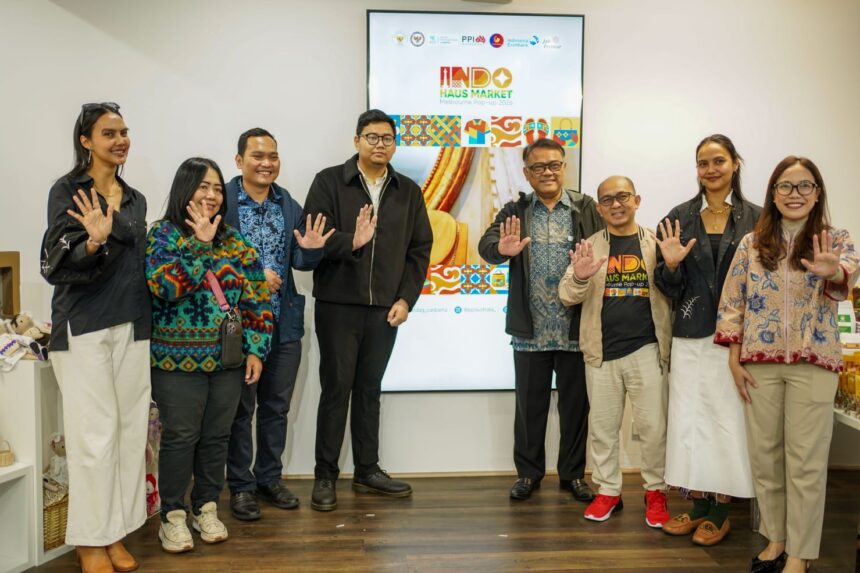 Bersama Atase Perdagangan Canberra dan KJRI Melbourne, Indonesia Eximbank menghadirkan produk-produk unggulan Indonesia dengan mengoptimalkan peluang pasar Australia, khususnya di Melbourne sebagai salah satu hub ekonomi dan gaya hidup utama di kawasan tersebut. Foto: Dok LPEI