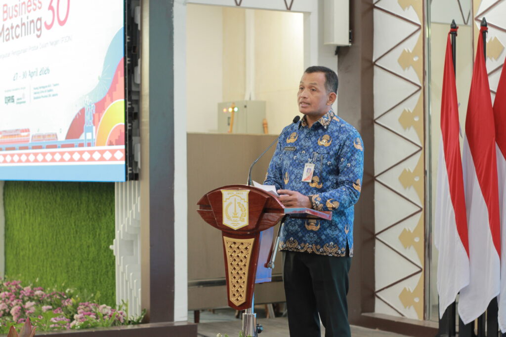 Sekretaris Dinas Perindustrian, Perdagangan, Koperasi, Usaha Kecil dan Menengah (PPKUKM) Provinsi DKI Jakarta, Nurhidayat. (ipol.id/Alidrian Fahwi).