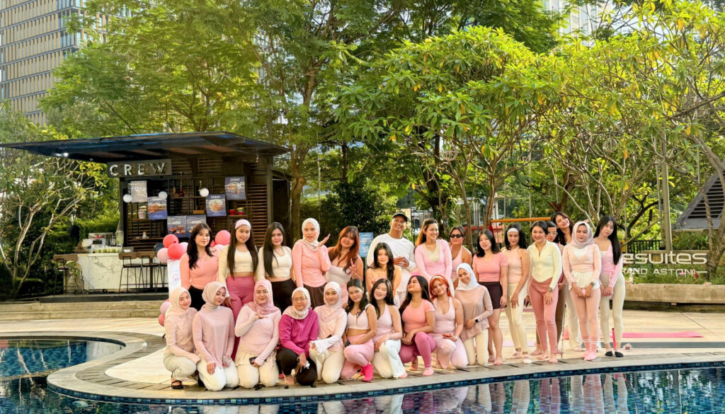 The Grove Suites by Grand Aston dengan bangga menghadirkan Pinklates Regular, program wellness andalan yang sekarang sudah menjadi aktivitas rutin. (istimewa/dok. The Grove Suites by Grand Aston)