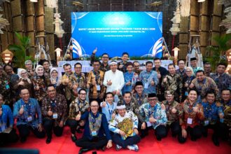 Rapat Umum Pemegang Saham Tahunan (RUPST) Tahun Buku 2025 pada Selasa, 28 April 2026, yang berlangsung secara hybrid, dengan kehadiran fisik terbatas di Bale Pakuan (Gedung Negara Pakuan), Bandung serta partisipasi daring melalui platform eASY.KSEI. Foto: Ist