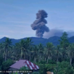 Erupsi gunung Dukono. Foto: PVMBG