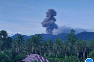 Erupsi gunung Dukono. Foto: PVMBG