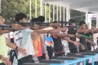Caroline Andita Bangun (Jabar) dan Jumeidi (Sulsel) tampil terbaik merebut juara kategori senior Kejuaraan Nasional (Kejurnas) Modern Pentathlon 2026 di Kompleks Akademi Angkatan Udara (AAU) Yogjakarta.