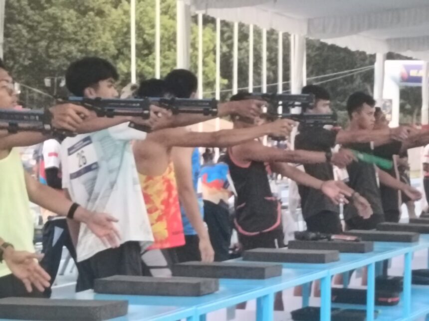 Caroline Andita Bangun (Jabar) dan Jumeidi (Sulsel) tampil terbaik merebut juara kategori senior Kejuaraan Nasional (Kejurnas) Modern Pentathlon 2026 di Kompleks Akademi Angkatan Udara (AAU) Yogjakarta.