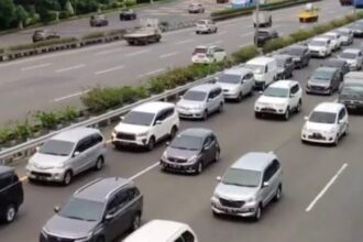 Ilustrasi jalur keluar Jabodetabek kendaran saat libur panjang Paskah.(Foto istimewa)