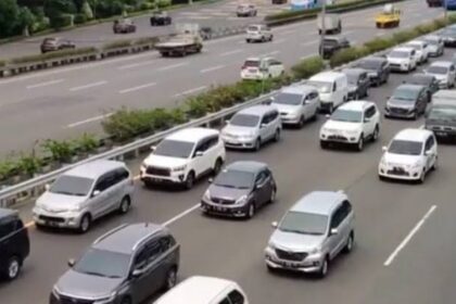 Ilustrasi jalur keluar Jabodetabek kendaran saat libur panjang Paskah.(Foto istimewa)