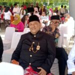 Ketua Umum Forum Lintas Ormas (FLO), Juaini saat menghadiri acara lebaran Betawi. Foto: Sofian/ipol.id