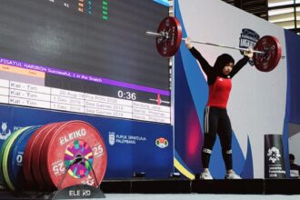 Kejuaraan Nasional Angkat Besi Senior Pupuk Indonesia 2026 yang akan berlangsung 17-19 April 2026 di GOR Saparua, Bandung, Jawa Barat. Foto/eko