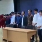 Para terduga pelaku pelecehan seksual. Foto: Tangkapan layar video viral