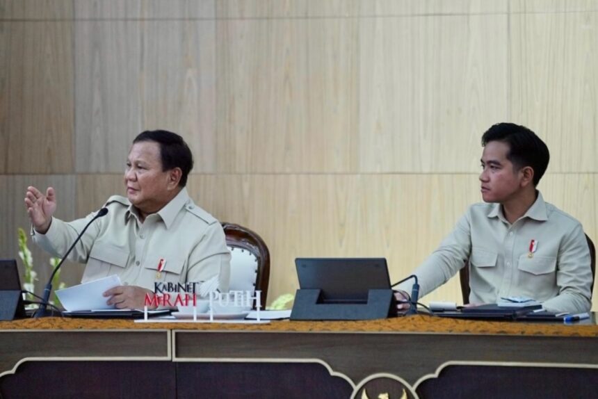 Presiden Prabowo Subianto dan Wapres Gibran Rakabuming Raka. Foto: Tim Media Presiden