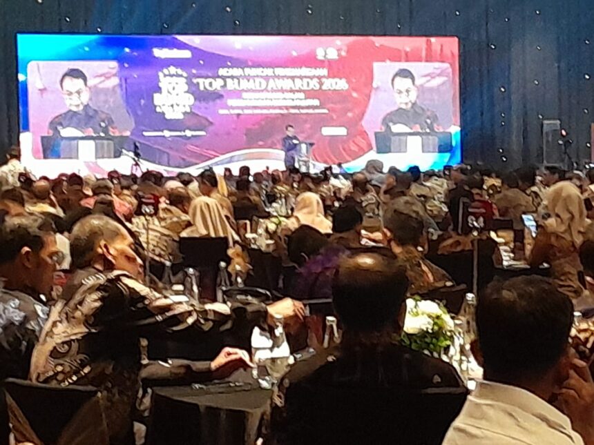 Penghargaan Top BUMD Awards 2026 ini diikuti oleh 248 BUMD/BLUD di Indonesia. Foto: Dok Humas