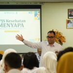 BPJS Kesehatan menghadirkan program “BPJS Menyapa” sebagai ruang menyerap aspirasi dan respons cepat bagi peserta Program Jaminan Kesehatan Nasional (JKN) di SMA 8 Jakarta pada Senin (20/4/2026) pagi. (istimewa/dok. BPJS Kesehatan).