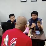 Pihak Unit I Tipidum Satreskrim Polres Pandeglang, sedang melakukan pemeriksaan terhadap pelaku. Sambil memastikan seluruh barang bukti, salah satunya berupa satu kapak, di ruang Unit I Tipidum Satreskrim Polres Pandeglang, kemarin.