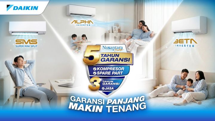 DAIKIN Perpanjang Masa Garansi Demi Memperkuat Komitmen Kenyamanan Pengguna 2 daikin garansi ok