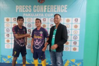 Pemilik Denis FC, Michael Chiox's (tengah) usung target tinggi di Pakujaya Cup XI.