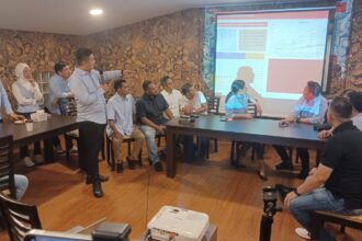 Bakal Calon Ketua Umum BPP HIPMI William Heinrich saat konferensi pers di kawasan SCBD, Kebayoran Baru, Jakarta Selatan, Rabu (15/4/2026). Foto: Joesvicar Iqbal/ipol.id