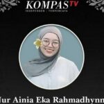 Karyawati KompasTV, Nur Ainia Eka Rahmadhynna menjadi salah satu korban meninggal akibat tabrakan kereta di Bekasi Timur. Foto: Instagram KompasTV