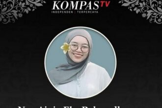 Karyawati KompasTV, Nur Ainia Eka Rahmadhynna menjadi salah satu korban meninggal akibat tabrakan kereta di Bekasi Timur. Foto: Instagram KompasTV