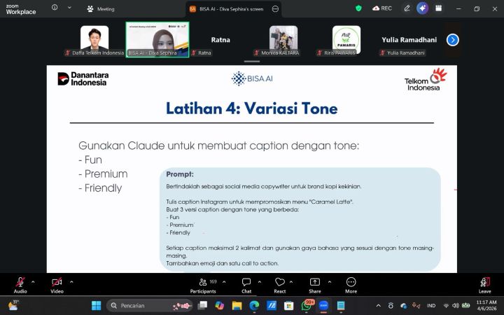 Naik Kelas Lewat AI: Telkom Bekali 260 Perempuan Pelaku UMKM Jadi Kreator Digital untuk Pengembangan Bisnis 2 lat 1