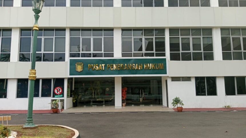 Kantor Pusat Penerangan Hukum Kejaksaan Agung. Foto: Yudha Krastawan/ipol.id