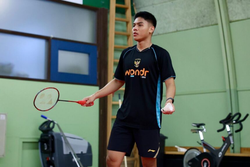 Pebulu tangkis Moh Zaki Ubaidillah.