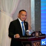 Wakil Menteri Koordinator Bidang Politik dan Keamanan (Wamenko Polkam) Letjen TNI (Purn) Lodewijk F Paulus dalam kuliah umum kepada peserta Program Pendidikan Reguler Angkatan (PPRA) P4N LXIX dan P3N XXVII Tahun Anggaran 2026 di Lemhannas RI, Jakarta, Selasa (7/4/2026). Foto: Dok Kemenko Polkam