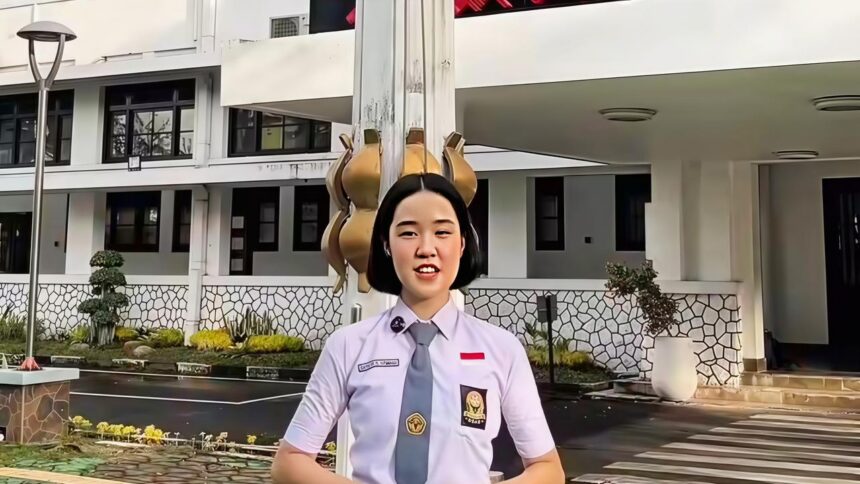 Cathlyn Yvaine Lesmana, peserta seleksi Paskibraka tingkat provinsi asal Sulsel. Foto: Ist