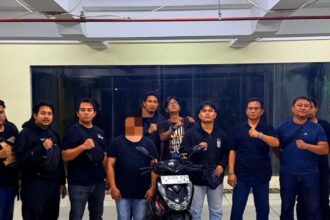 Pemotor yang viral halangi ambulans di Depok ditangkap. Foto: Ist