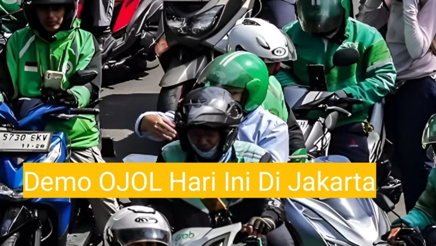 Ilustrasi demo aksi ojol. Foto: IG @keluhkesahojol.id