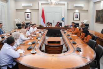 Gubernur DKI, Pramono saat audiensi dengan Badan Pusat Statistik