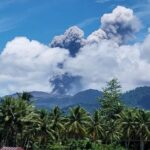 Gunung Dukono kembali erupsi, Rabu (13/5/2026). Foto PVMBG