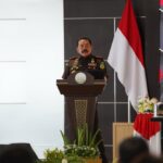Jaksa Agung ST Burhanuddin saat memberikan pengarahan saat melakukan kunjungan kerja di Kejati Sulteng, Kamis (7/5/2026) hingga Jumat (8/5/2026). Foto: Puspenkum Kejaksaan Agung